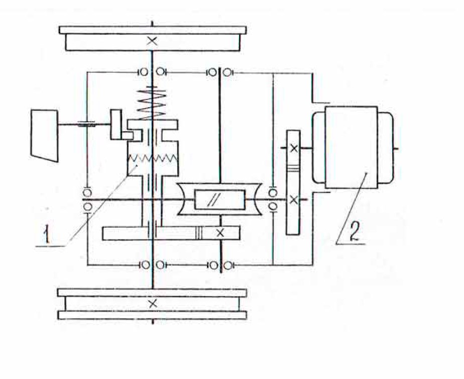 Кинематическая схема привода машины