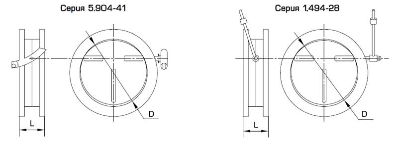 Клапаны обратные круглые общего назначения КО